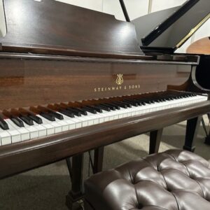Preowned Steinway & Sons Mahogany Model M Grand- Timeless Beauty with Remarkable Tone